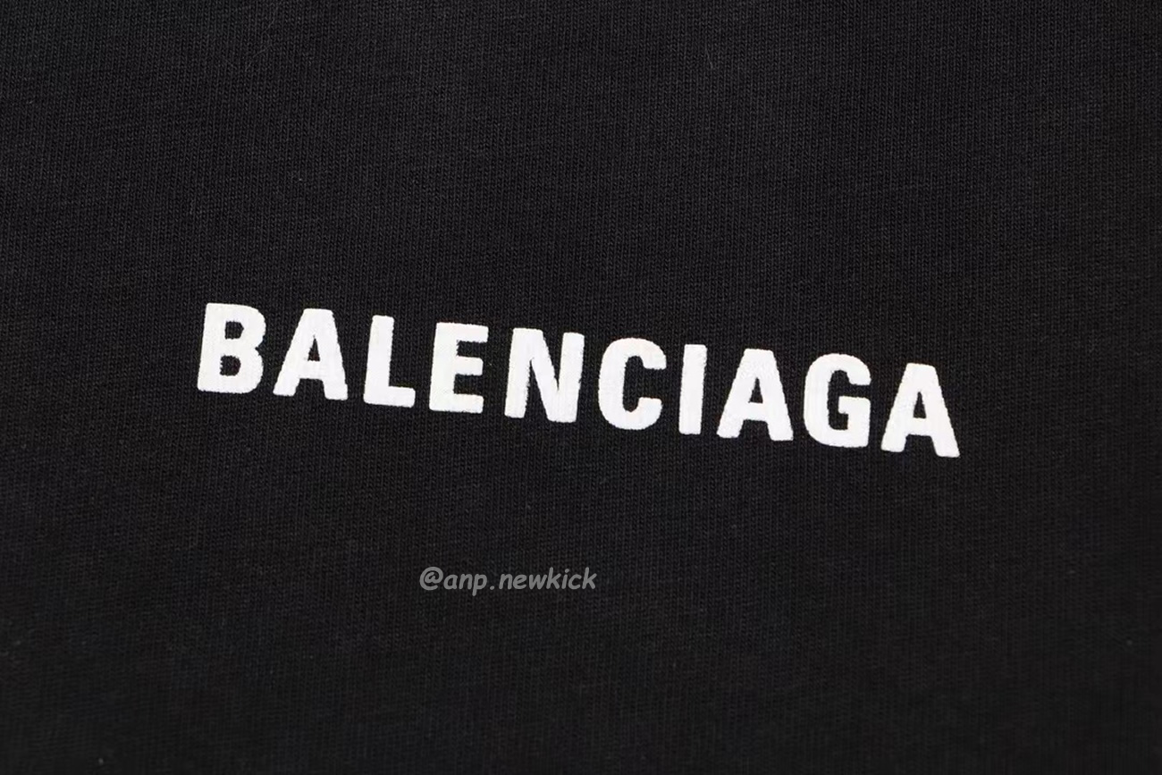 Balenciaga Fw23 Letter Logo Printing Short Sleeve T Shirt (2) - newkick.vip